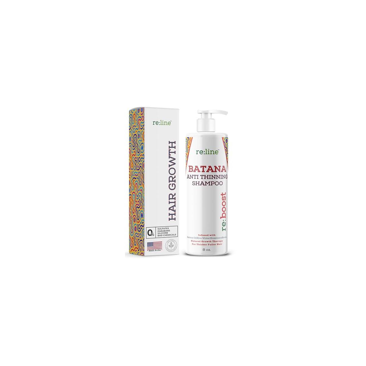 Batana Oil Shampoo for Hair Growth for Thin Hair - Batana Shampoo for Thinning Hair for Men & for Women with Raw Organic Batana Oil for Hair Growth DR SEBI Routine shampoo for Women Hair Loss or Men