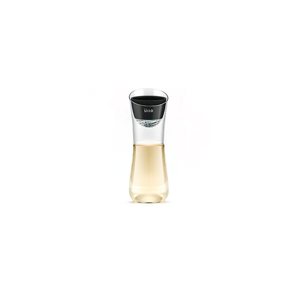 Ullo Wine Purifier with Hand-Blown Carafe and 6 Sulfite Filters &ndash; Removes Sulfites and Histamines