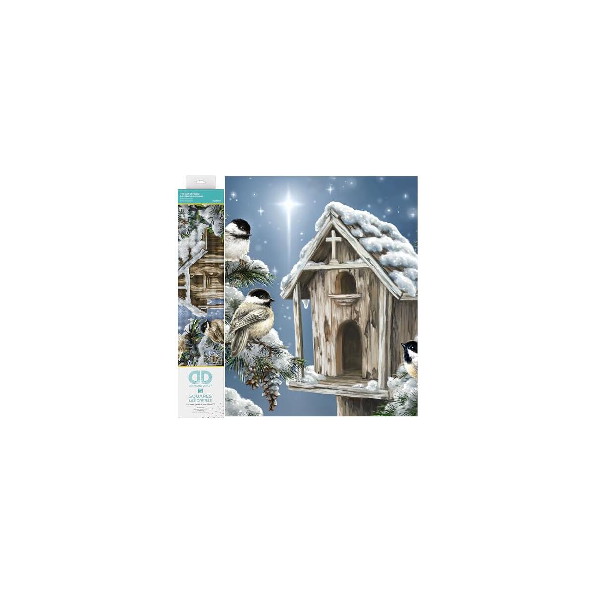 DIAMOND DOTZ The Gift of Peace Diamond Painting Kits for Adults - Diamond Art Kits a Relaxing Creative Craft Kit with Dotz Gems 20x16