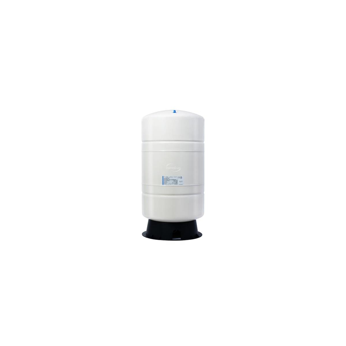 iSpring T20M 20 Gallon Pre-Pressurized Tank for Reverse Osmosis (RO) Systems with 14 gallons of Water Storage Capacity, White