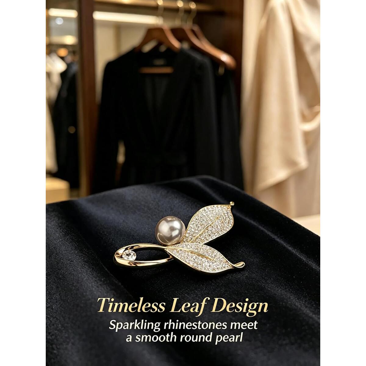 Leaf Pearl Brooch Promo Codes - RebateKey