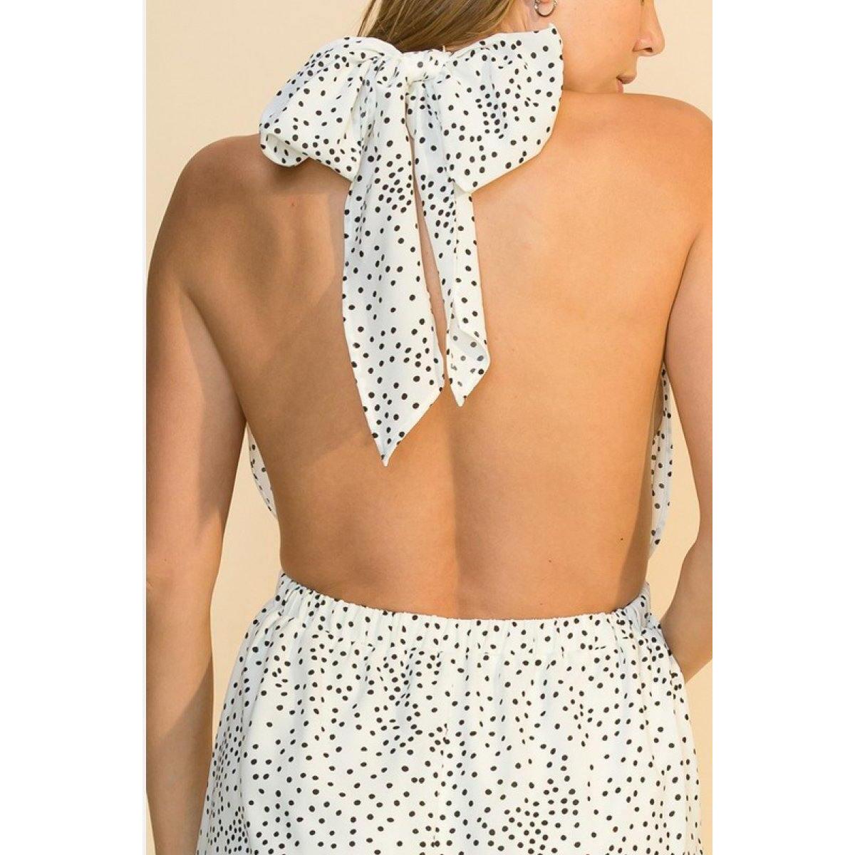 Hyfve Dotted Halter Jumpsuit Promo Codes - RebateKey