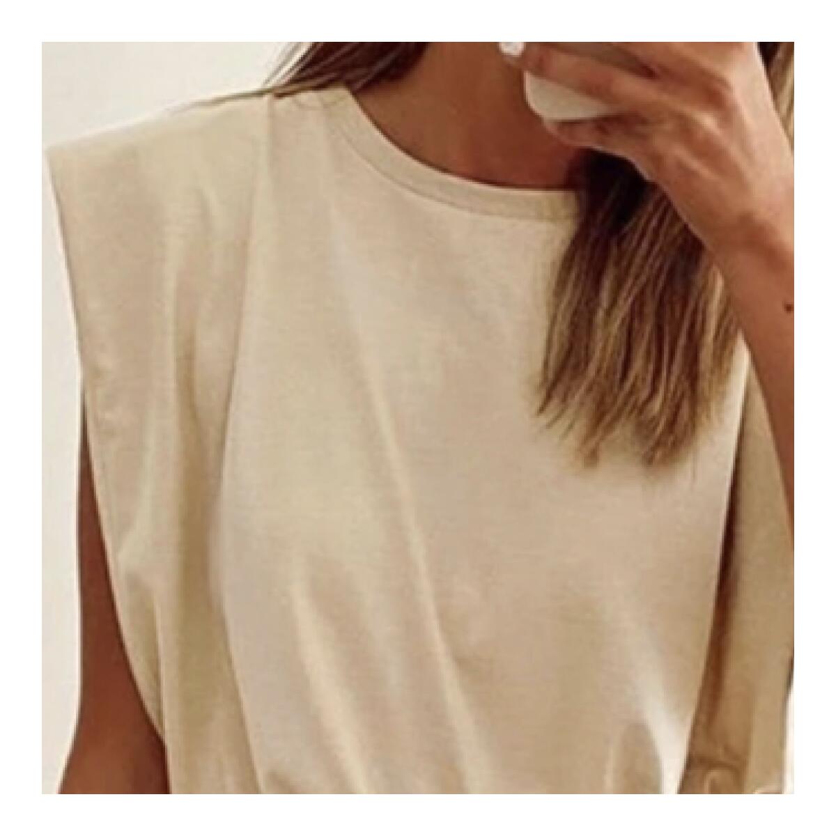 Street Style Shoulder Padded Deal - RebateKey