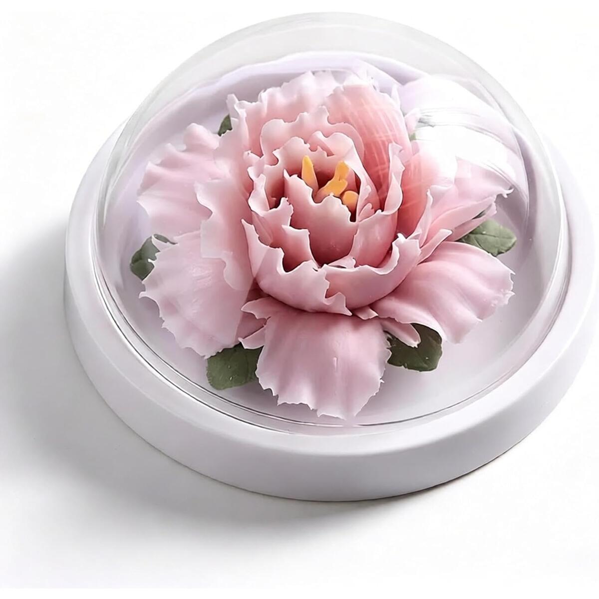 Handmade Ceramic Peony Flower Aroma Diffuser Ornament