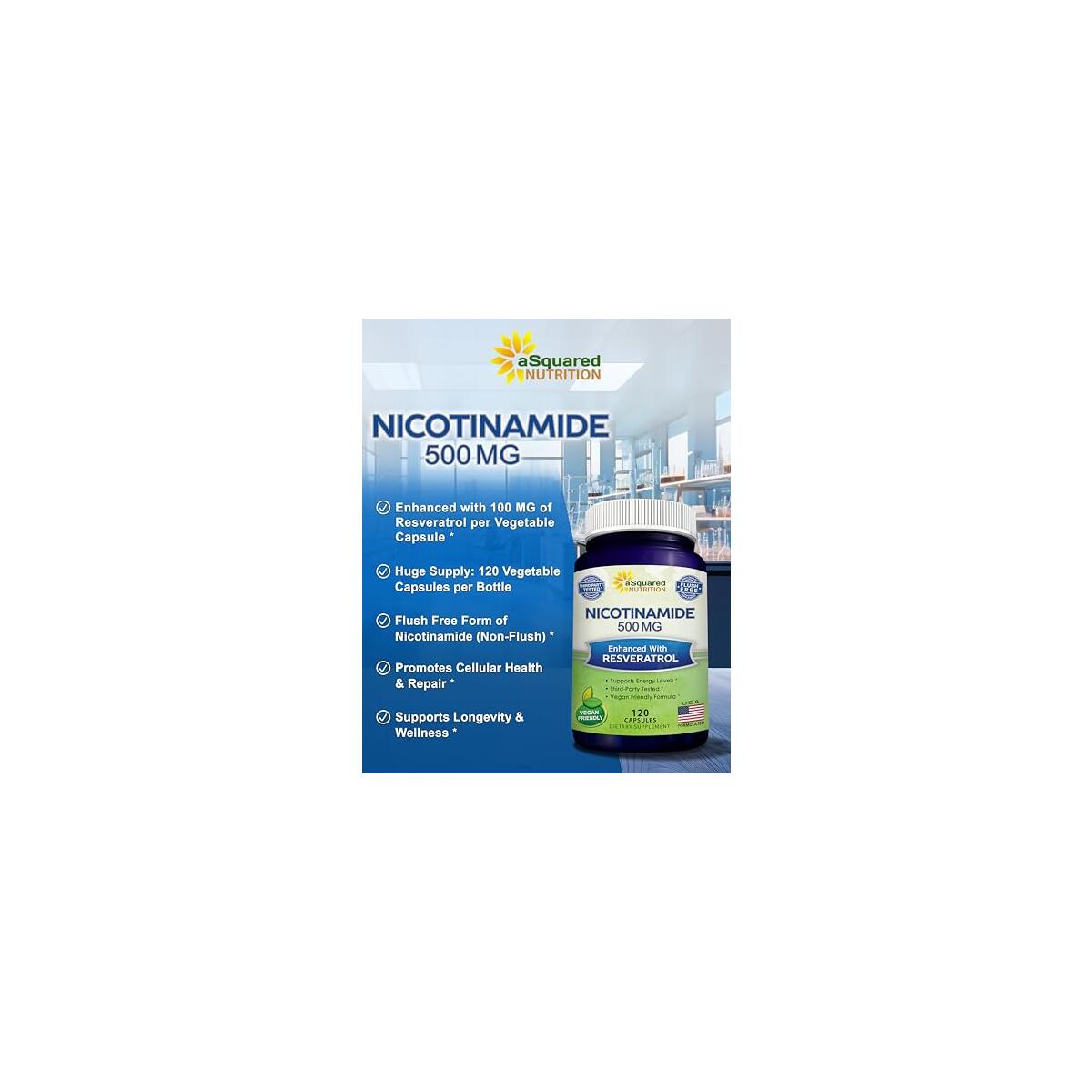 Asquared Nutrition Nicotinamide With Promo Code - RebateKey