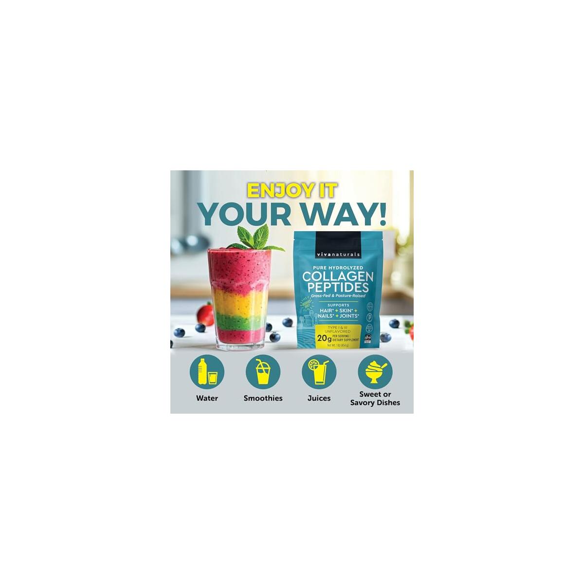 Viva Naturals Hydrolyzed Collagen Deal - RebateKey