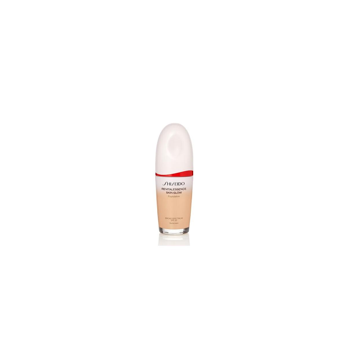 Shiseido RevitalEssence Skin Glow Foundation SPF 30, 150 Lace - Buildable, Medium Coverage - 24-HR Hydration & 12-HR Wear - Transfer, Crease & Fade Resistant - Non-Comedogenic - All Skin Types