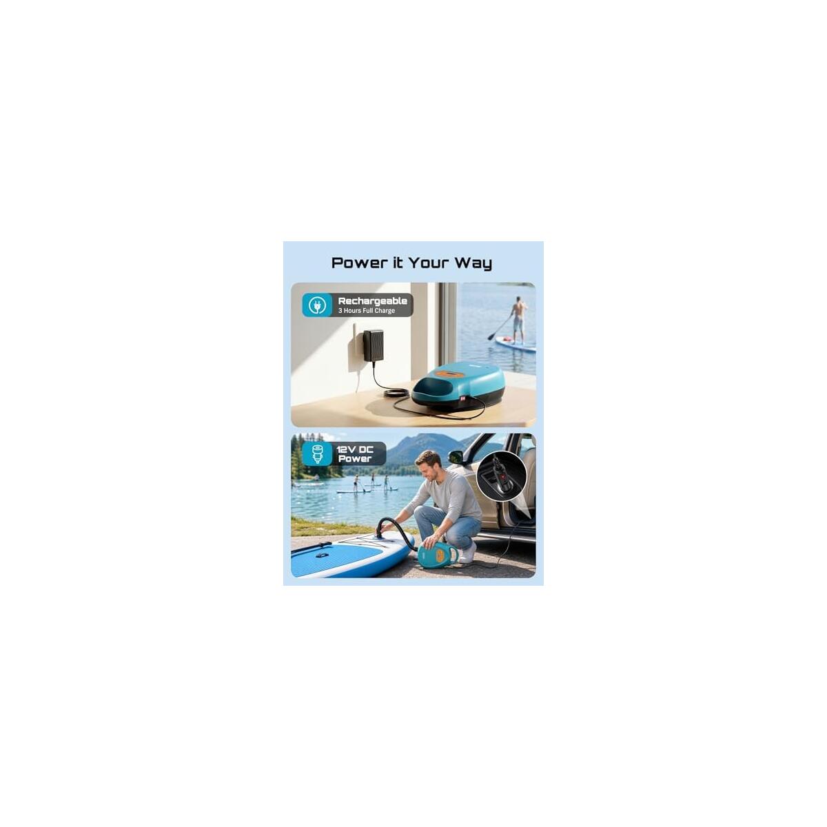 Seesii Cordless Paddle Board Pump Electric Promo Code - RebateKey