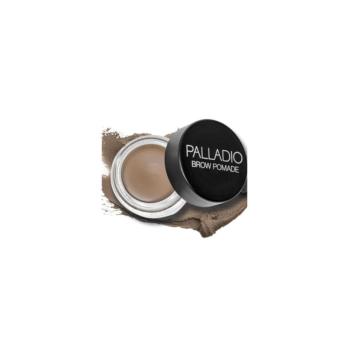 Palladio Brow Pomade Waterproof, 24 Hour Wear, Smudge Proof and Sweat Resistant Formula, Super Creamy Formula Glides on And Helps to Fill in Brows for a Dramatic, Defined, Flawless Look (Taupe)