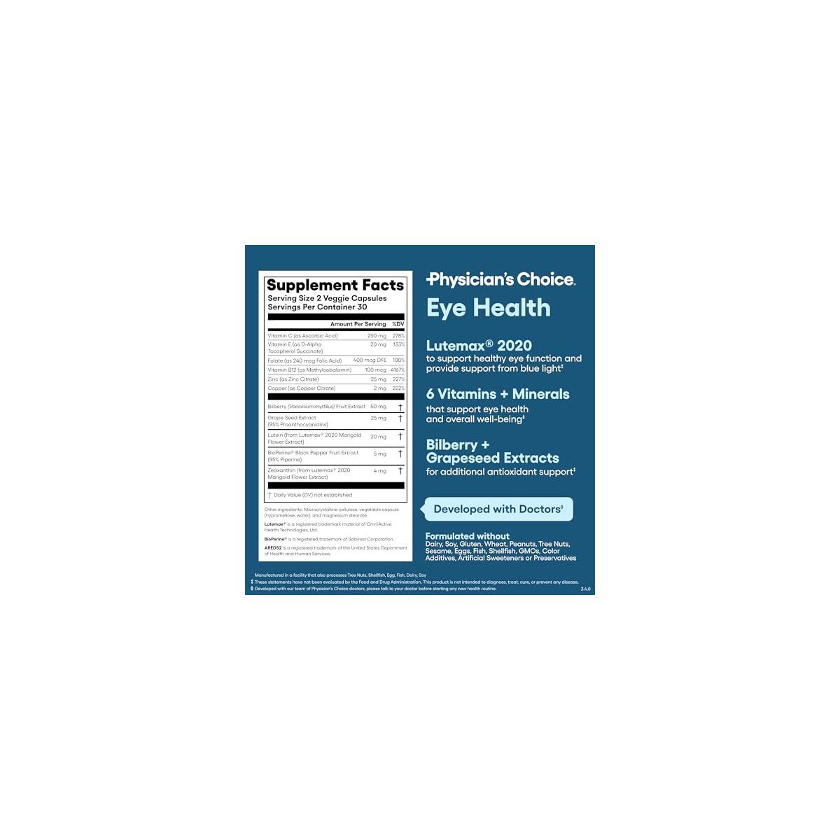 Physicians Choice Eye Health Coupons - RebateKey