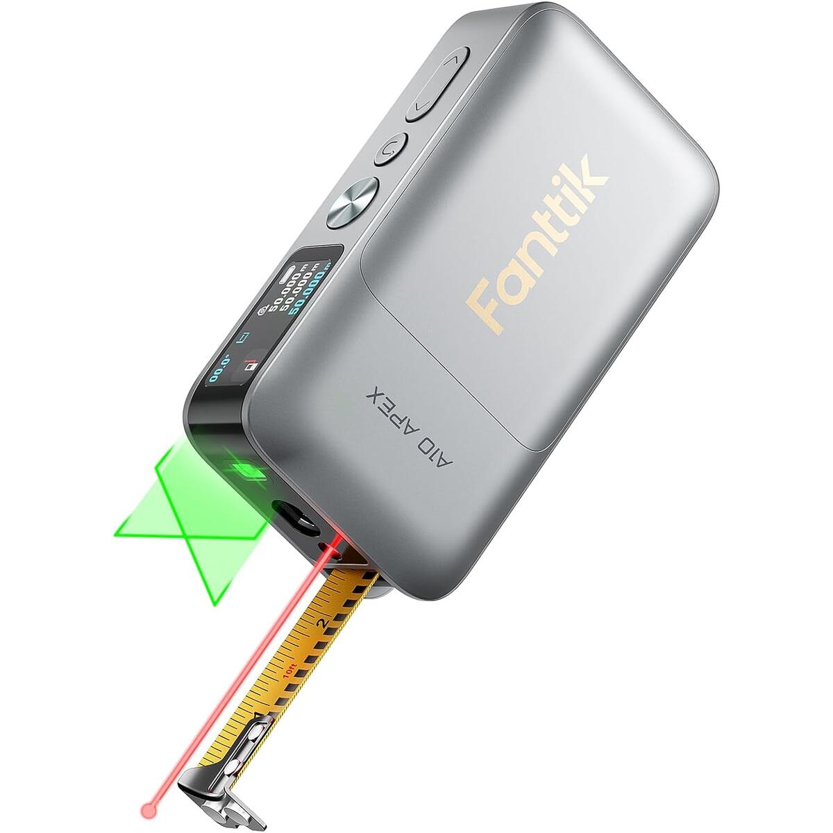 Fanttik A10 Apex 3-in-1 Digital Laser Tape Measure with Cross Line Laser