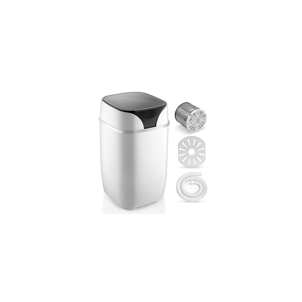 SereneLife PUCWM200 Portable Machine Full-Automatic Compact Washer with Washing Programs Ideal for RV, Dorm, Apartment (White)