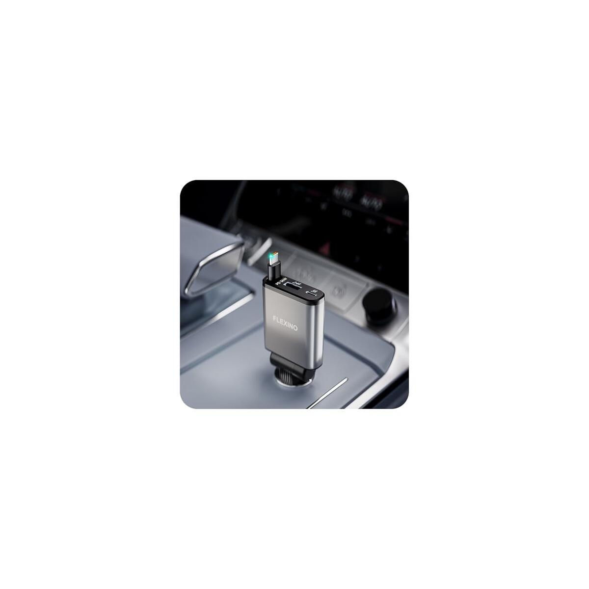 Flexino Retractable Car Charger For Iphone 16 Promo Codes - RebateKey