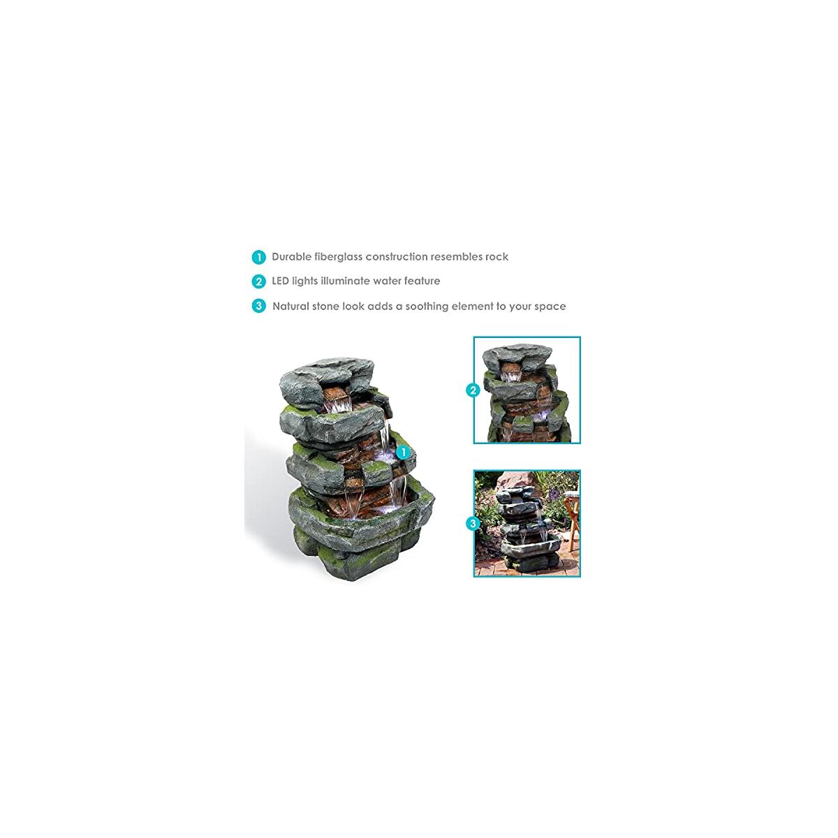 Sunnydaze Stacked Shale Rock 1 Coupon - RebateKey