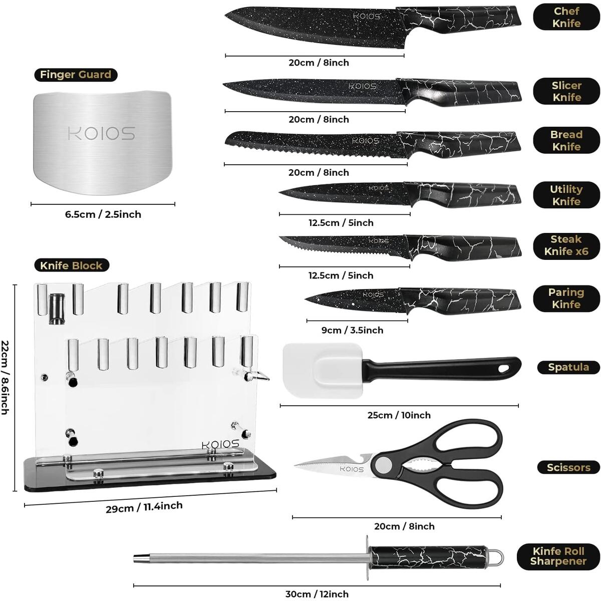 Koios Kitchen Knife Set Coupons - RebateKey