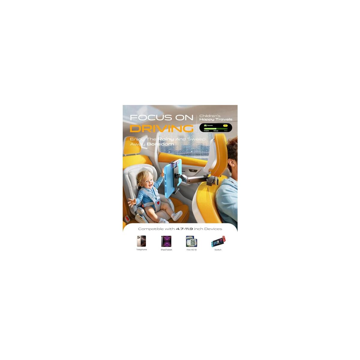 Car Headrest Tablet Holder Mount Promo Code - RebateKey