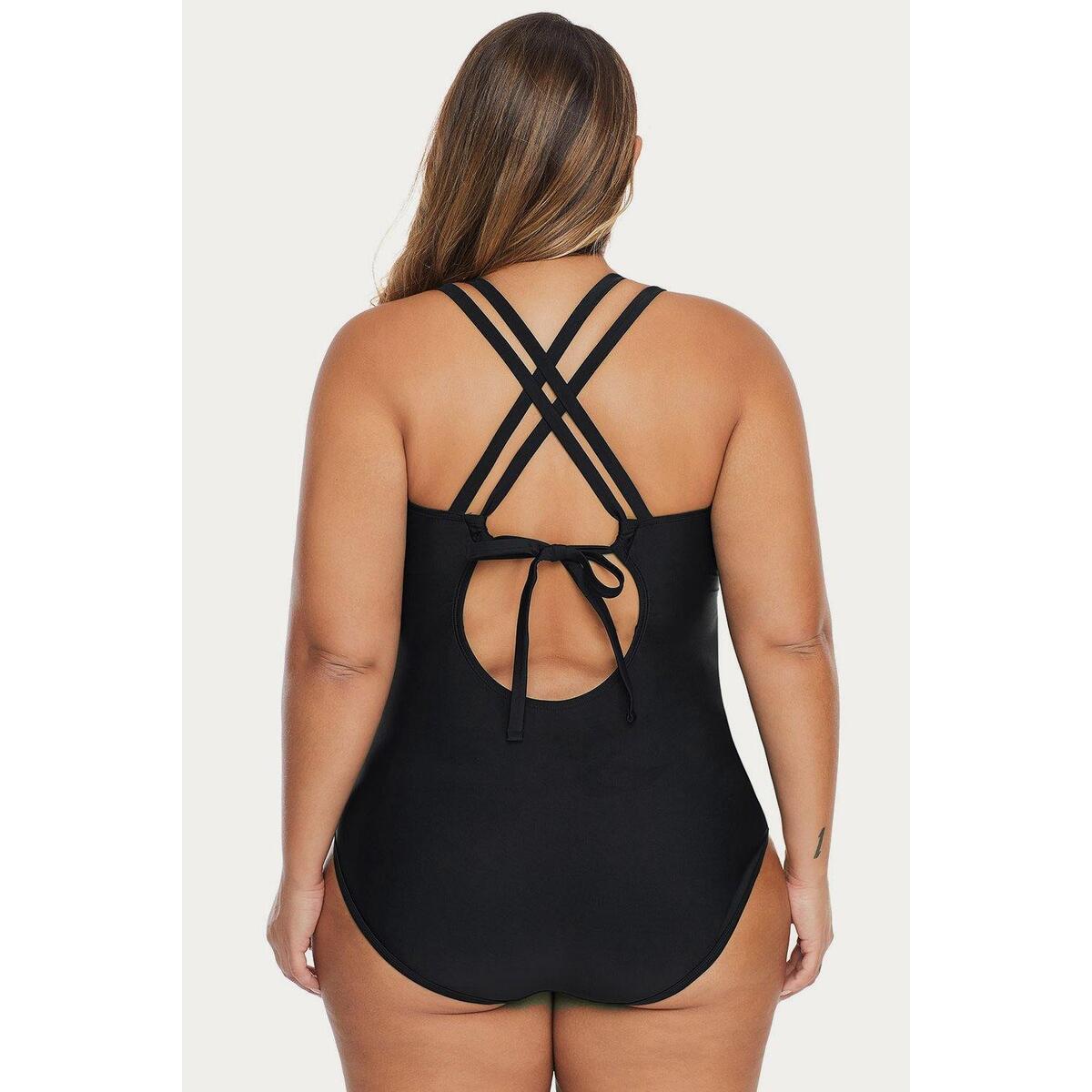 V Neck Cutout Tankini Deal - RebateKey