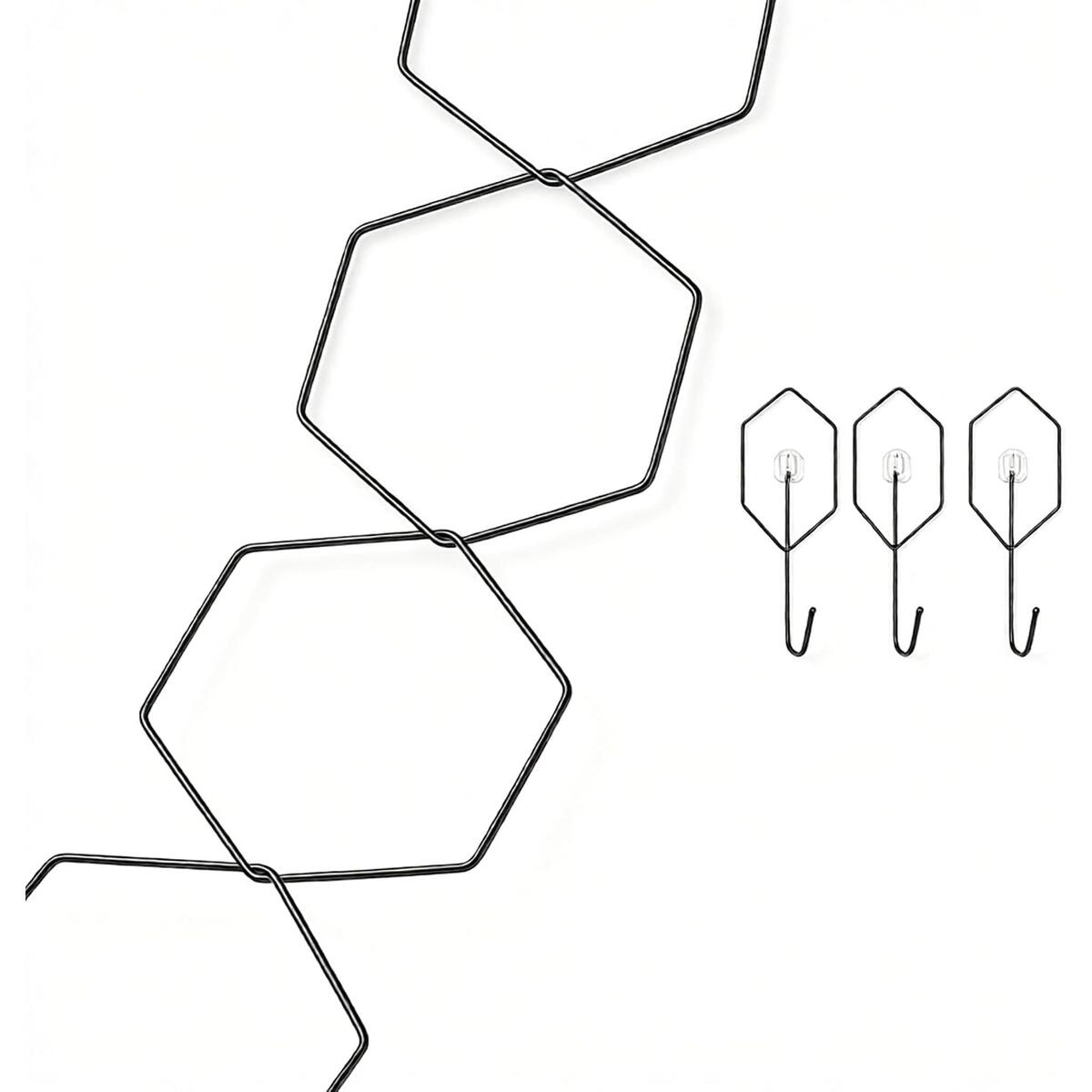 Hexagonal Chain Trellis for Climbing Plants 90 Inch