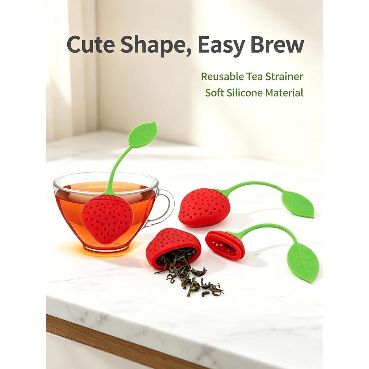 Strawberry Silicone Tea Promo Code - RebateKey