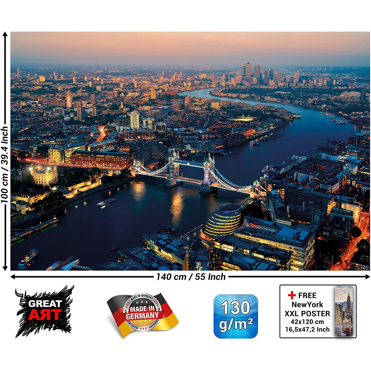 Poster London Sunset Picture Promo Code - RebateKey
