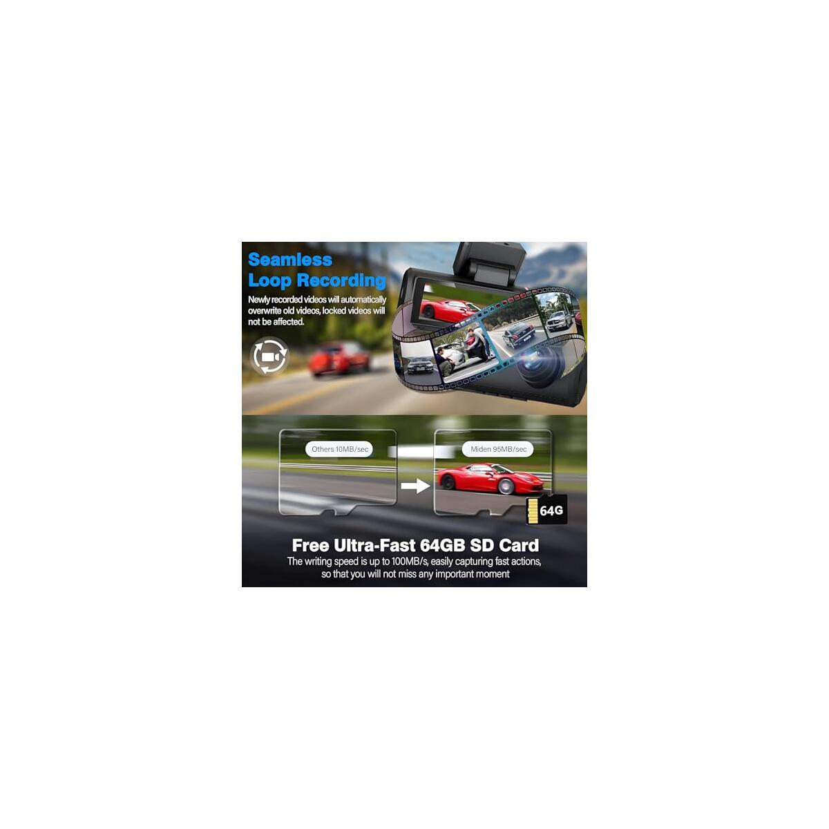 4k Wifi Dual Channel Dash Cam 1 Coupon - RebateKey