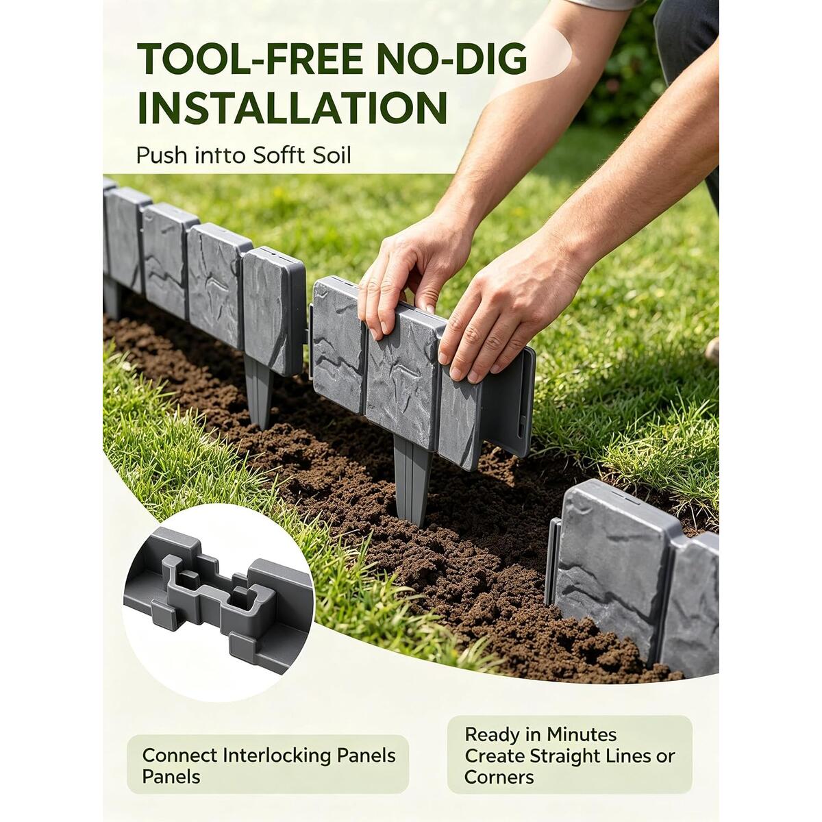 Imitation Stone Garden Fence Deals - RebateKey