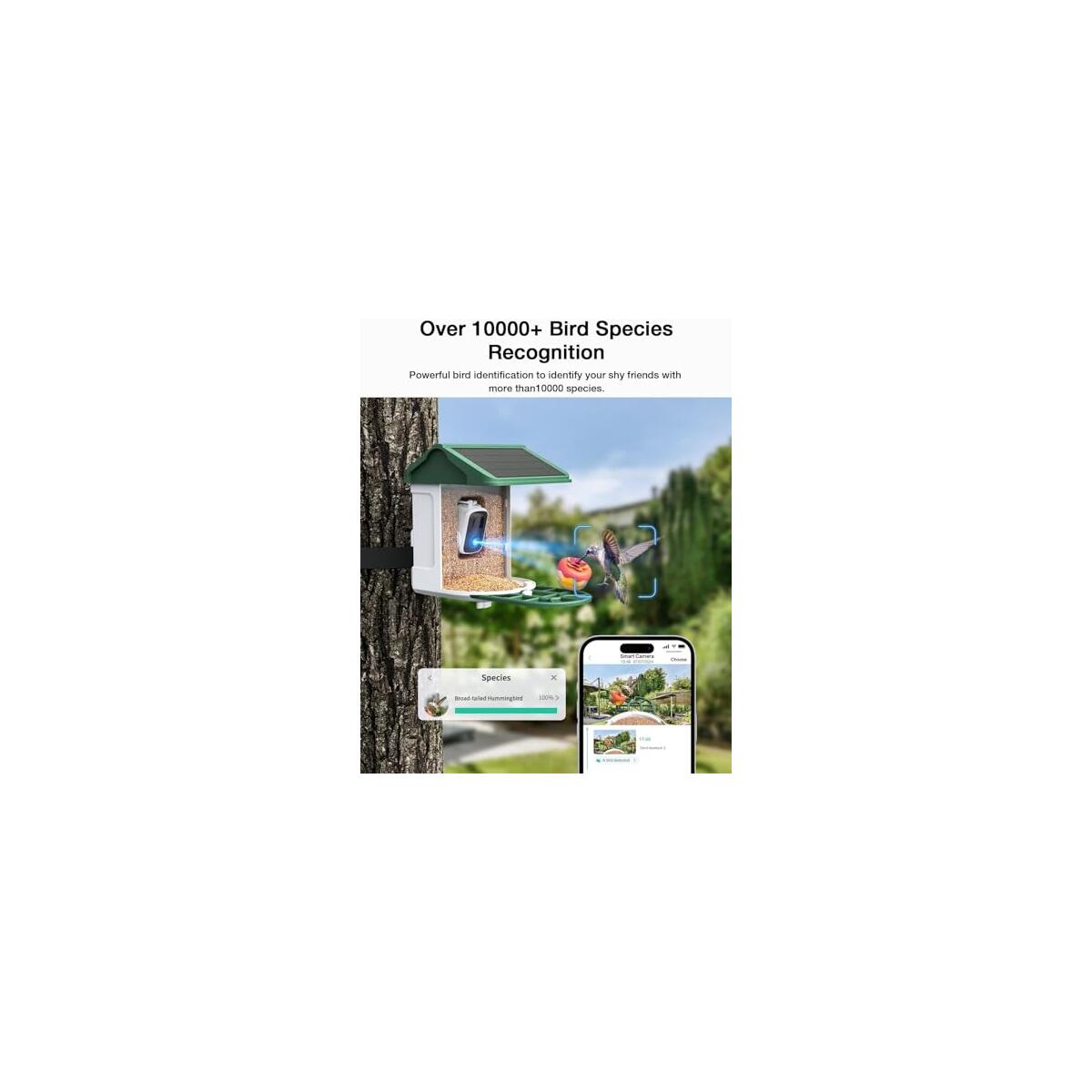 Bird Feeder With Camera 2k Live Video 1 Coupon - RebateKey
