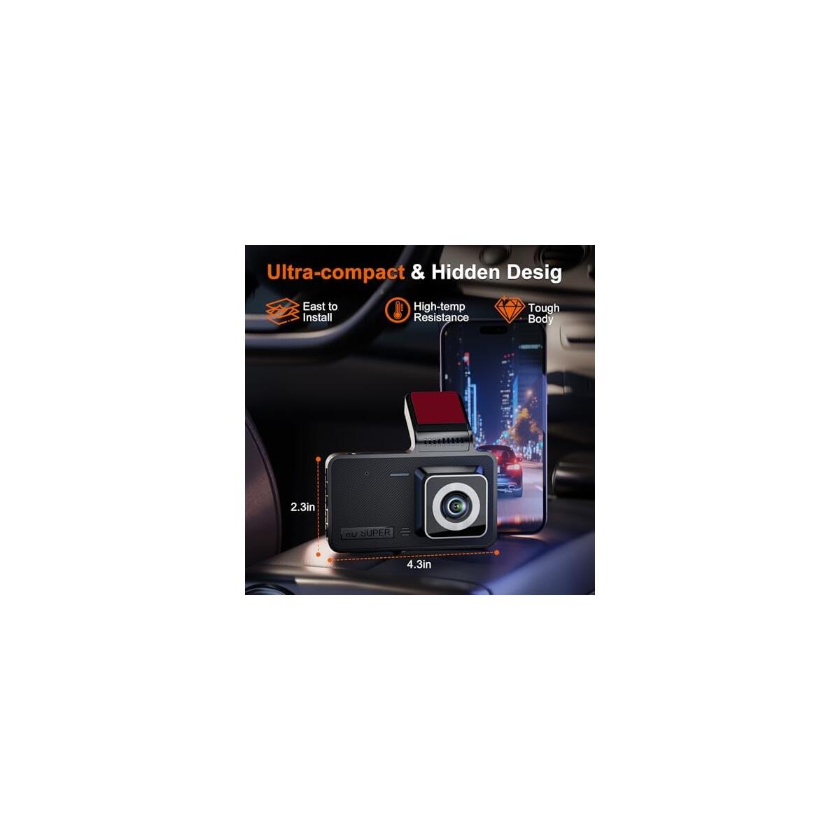 1080p Hd 4 Inch Dashcam Deal - RebateKey