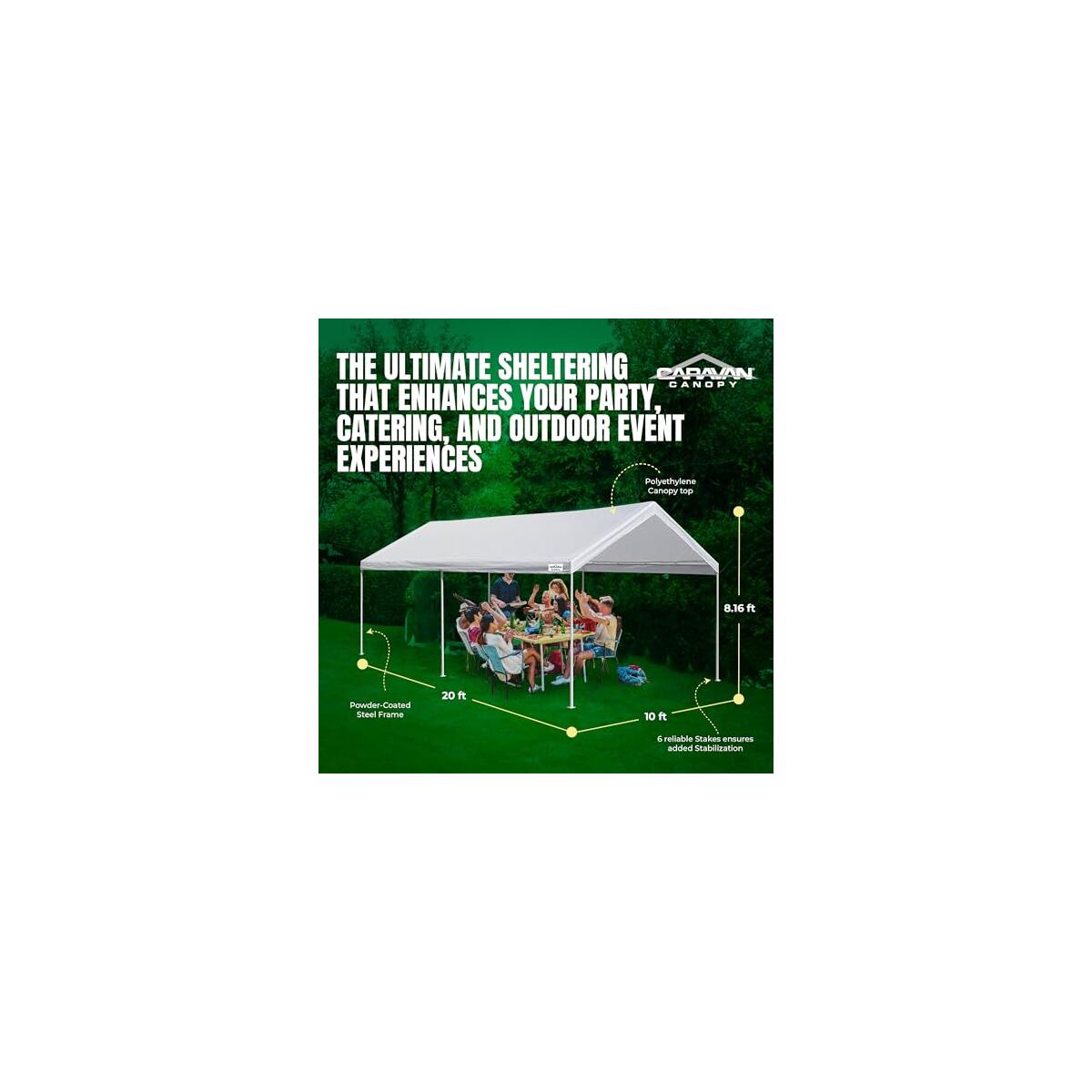 Caravan Canopy Powder Coated Deals - RebateKey