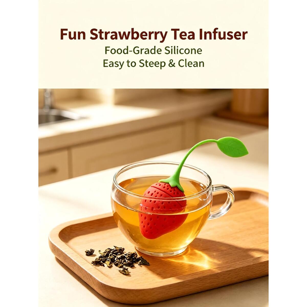 Strawberry Silicone Tea Promo Code - RebateKey