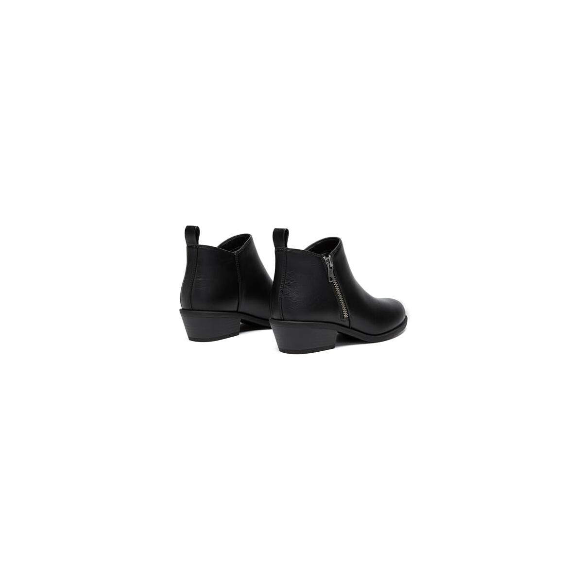 Womens Ankle Boots Chunky Low Heel Promo Code - RebateKey