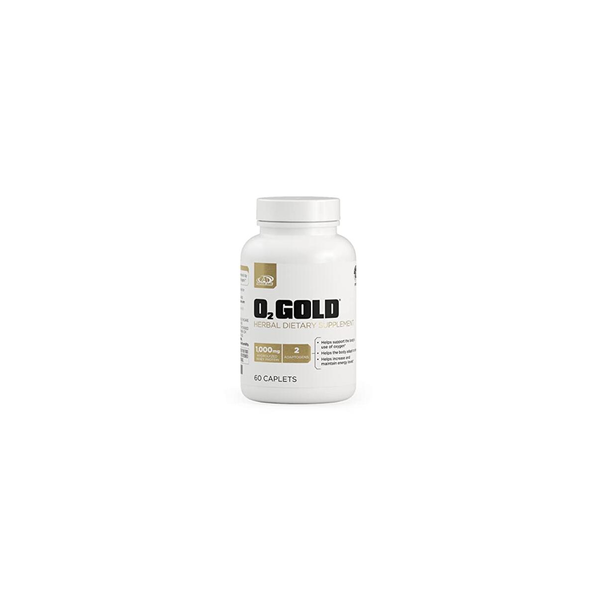 AdvoCare O2 Gold - Blood Oxygen Supplement with Rhodiola Rosea Root & Hydrolyzed Whey Protein - Supports Energy* - 60 Caplets