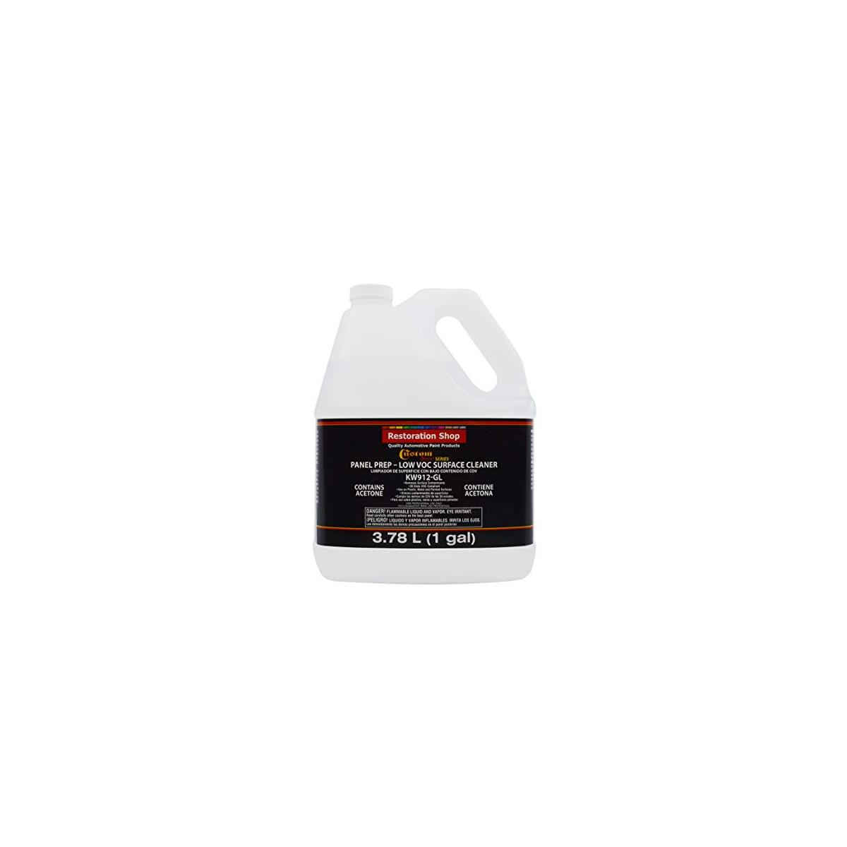 Custom Shop Panel Prep and Degreaser - Low VOC Surface Cleaner and Grease and Wax Remover - 1 Gallon - Great to remove any Contaminents before Painting and Anti-Static Cleaner