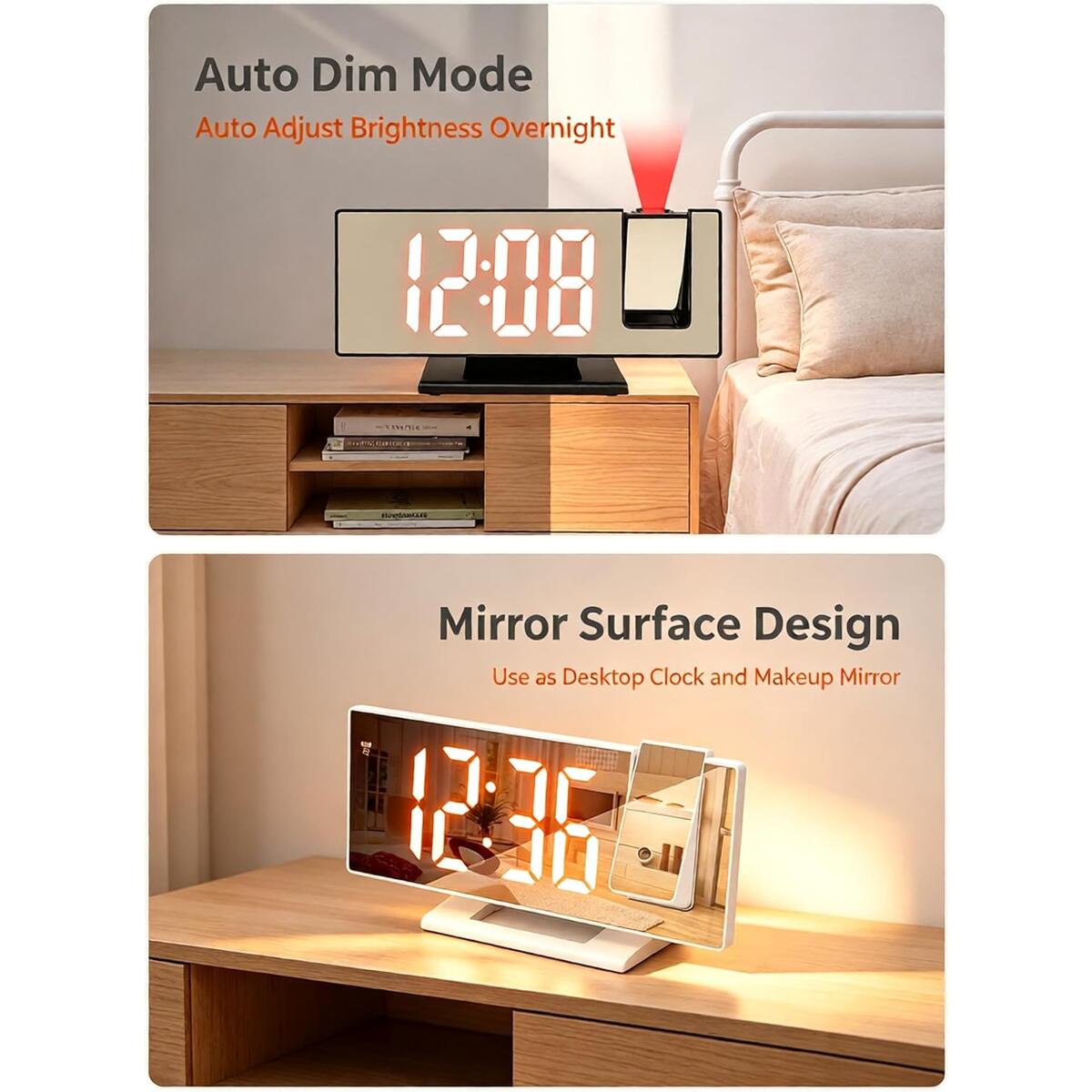 Led Projection Alarm Clock Coupons - RebateKey