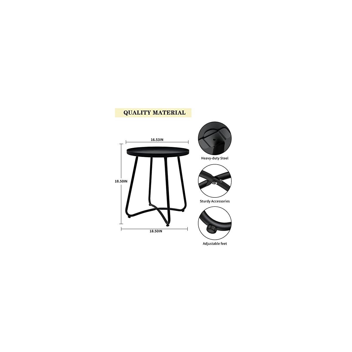 Icerona Outdoor Side Table Promo Codes - RebateKey