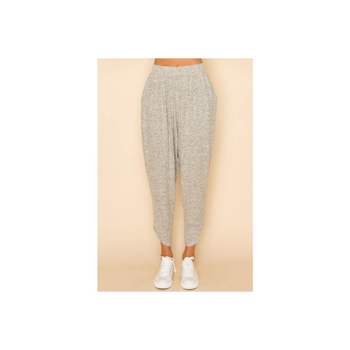 Draped Pants With Asymmetrical Deal - RebateKey