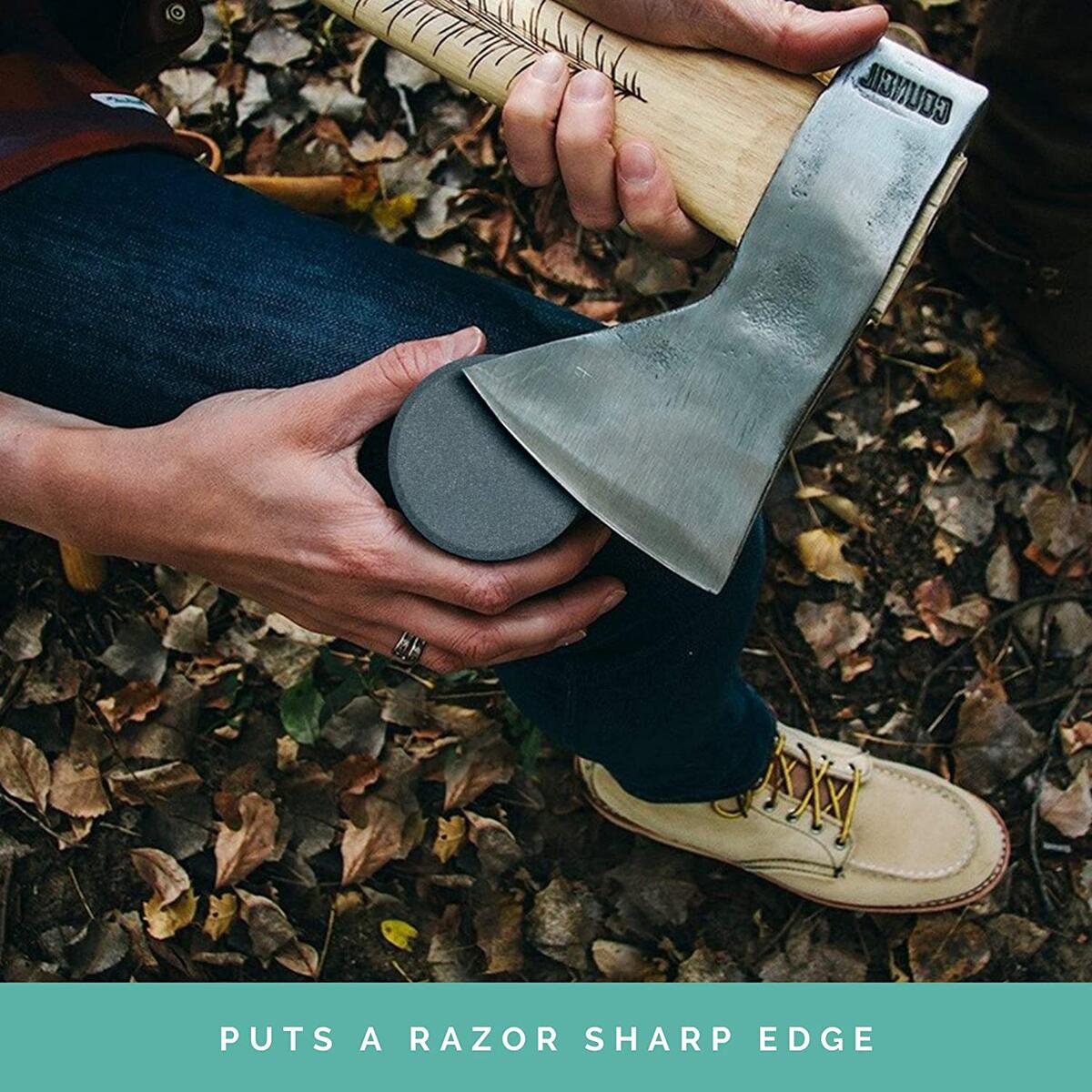 Sharp Pebble Axe Sharpening Coupon - RebateKey