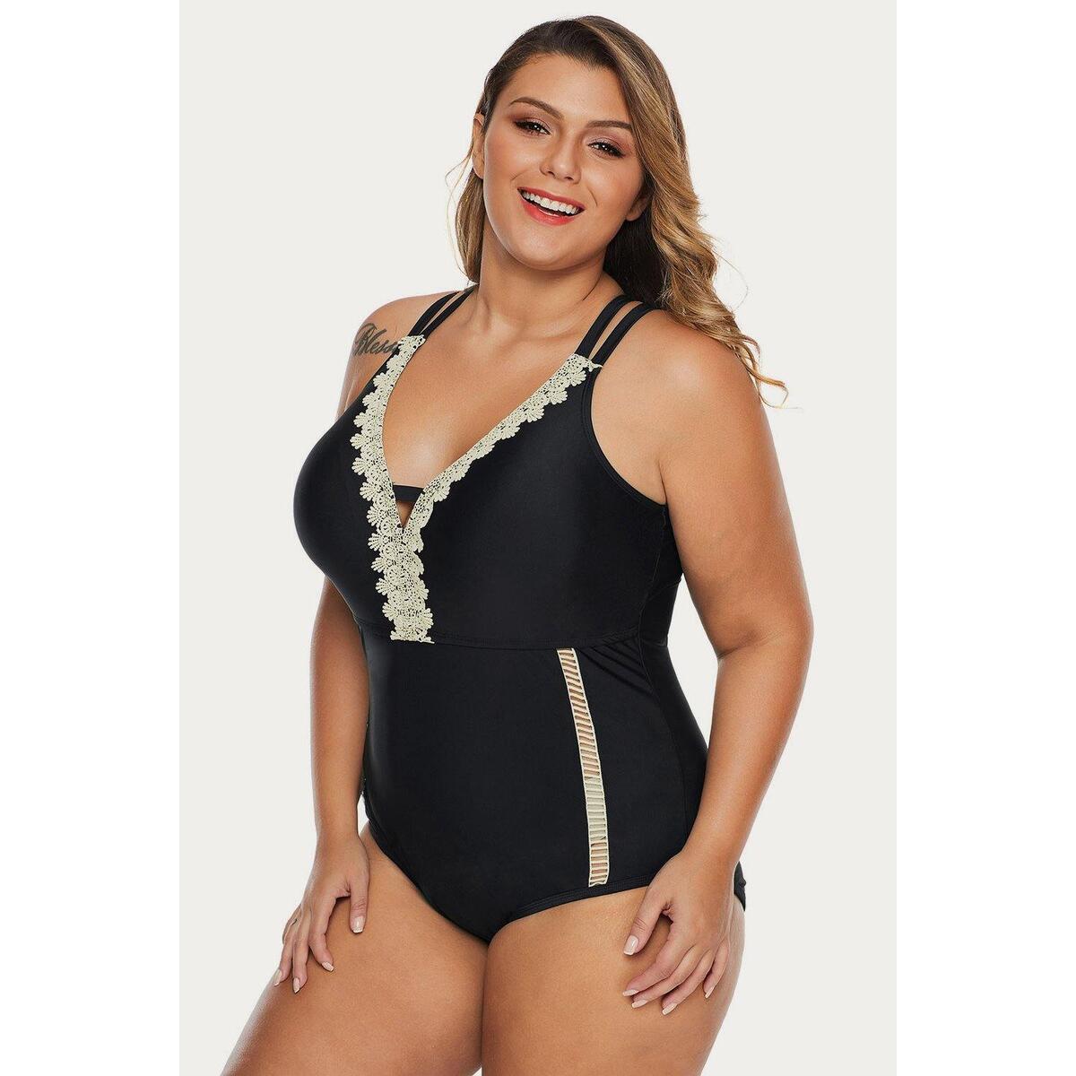 V Neck Cutout Tankini Deal - RebateKey