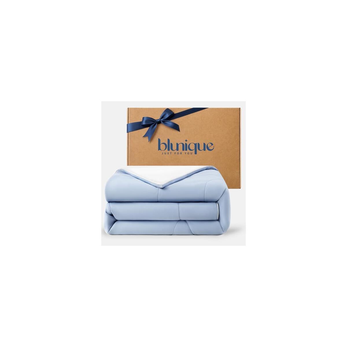 Prime Deal! Cooling Comforter & Cooling Blanket for Hot Sleepers Better Cooling with Instant Cool Touch Technology | 10xCooler | Q-Max 0.46 | Lightweight Double-Sided Breathable Gift for Women, Men & Teens,Queen