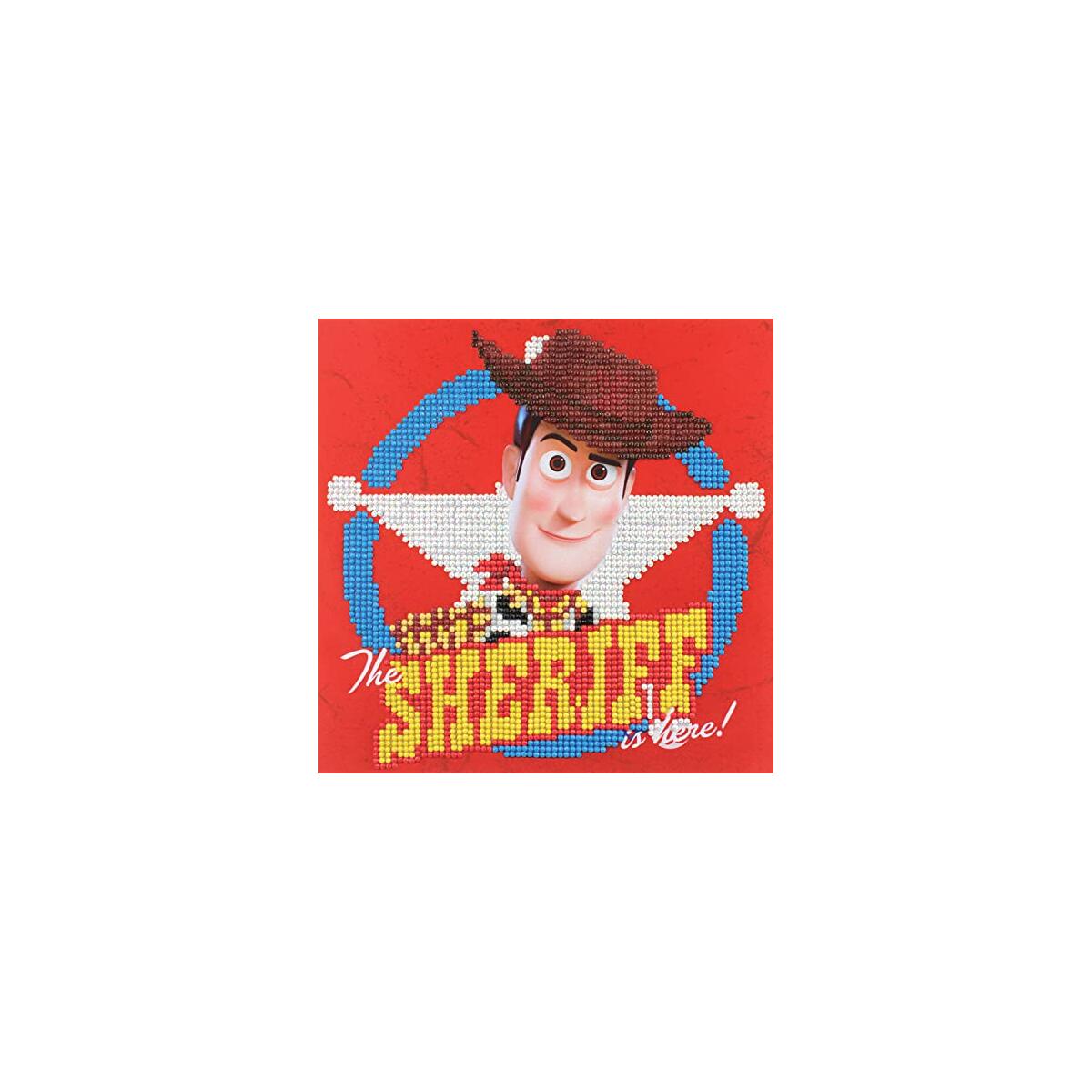 Diamond DOTZ &reg; - Toy Story - Woody The Sheriff is Here Diamond Painting Artwork Kit Diamond Painting Kits, Diamond Art Kits for Adults, Gem Art, Diamond Art, Diamond Dotz Kits