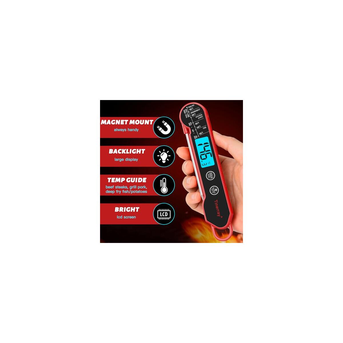 Digital Meat Thermometer Instant Read Waterproof Promo Codes - RebateKey