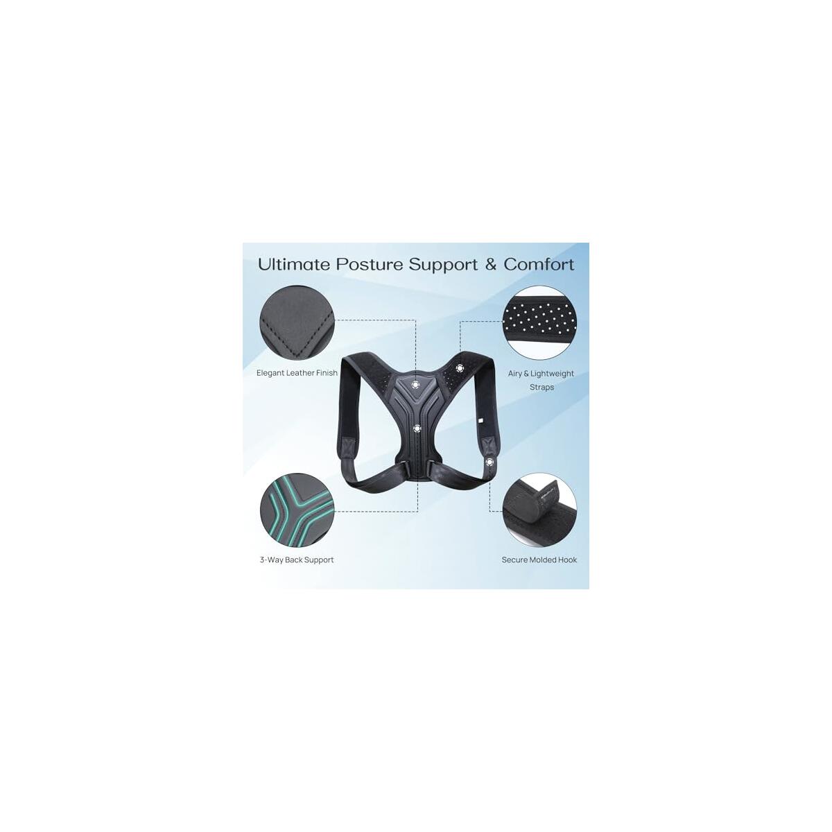 Upper Back Brace Posture Corrector For Women Men Promo Codes - RebateKey