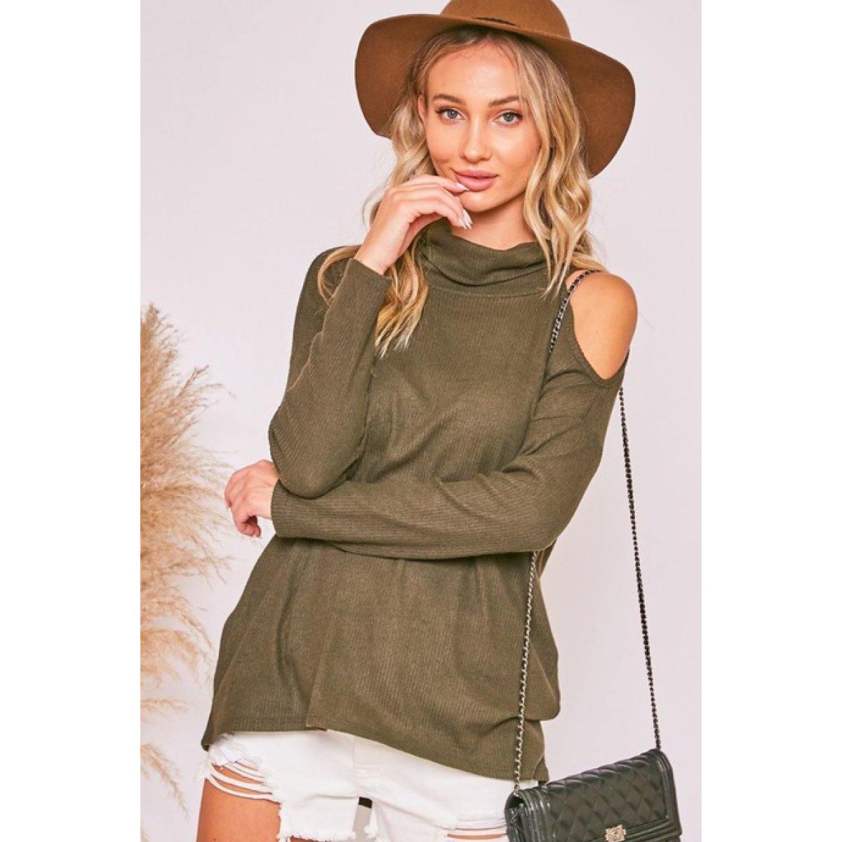 Single Open Shoulder Turtleneck Promo Code - RebateKey