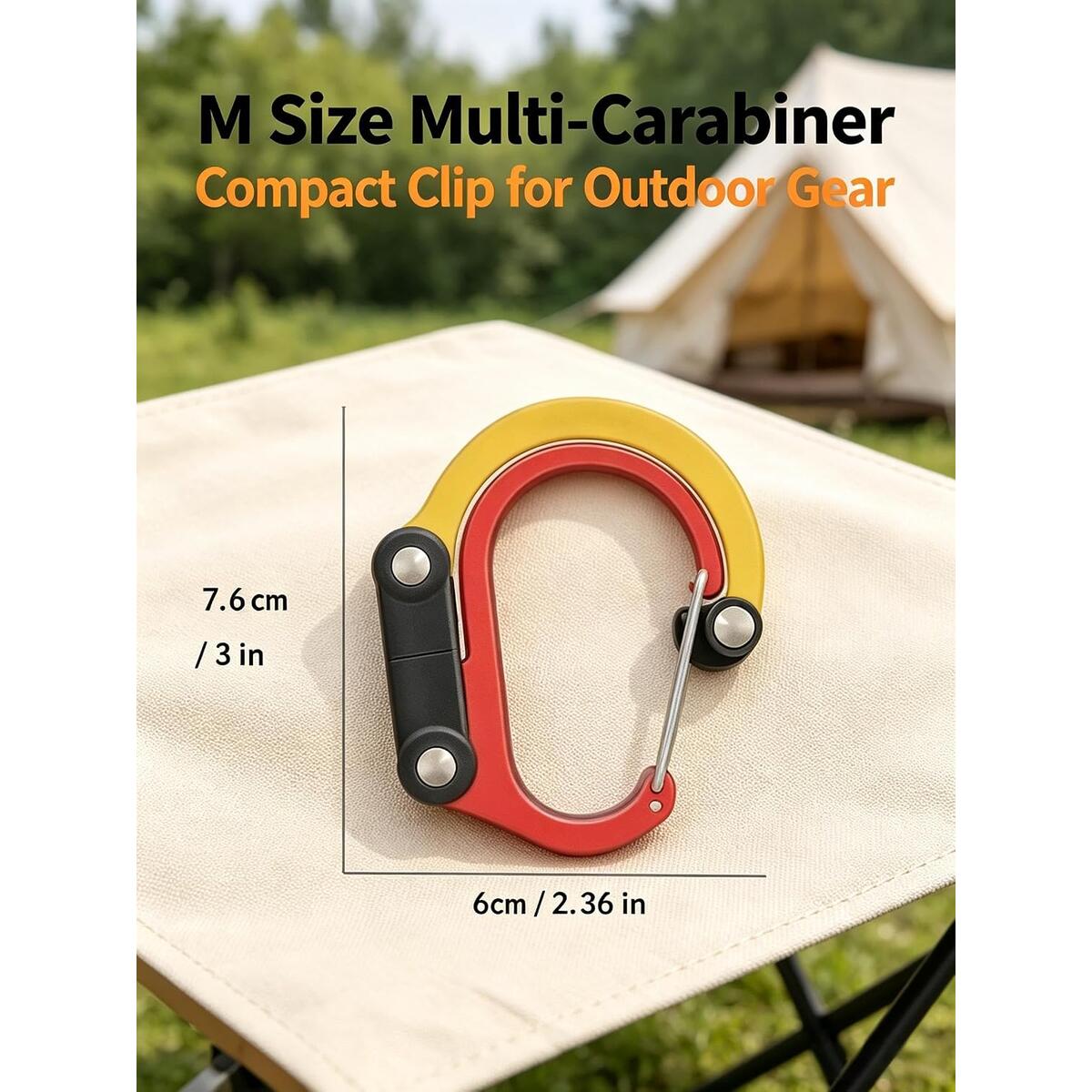 Pack Rotatable D Shape Carabiner 1 Deals - RebateKey
