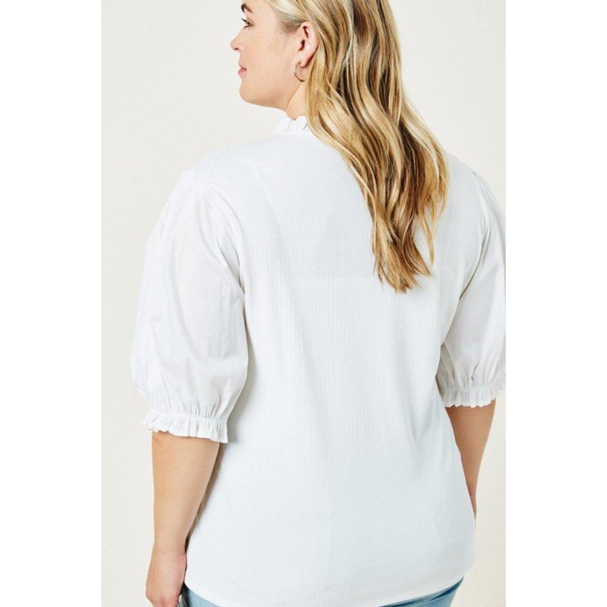 Ribbed Mock Neck Puff Deals - RebateKey