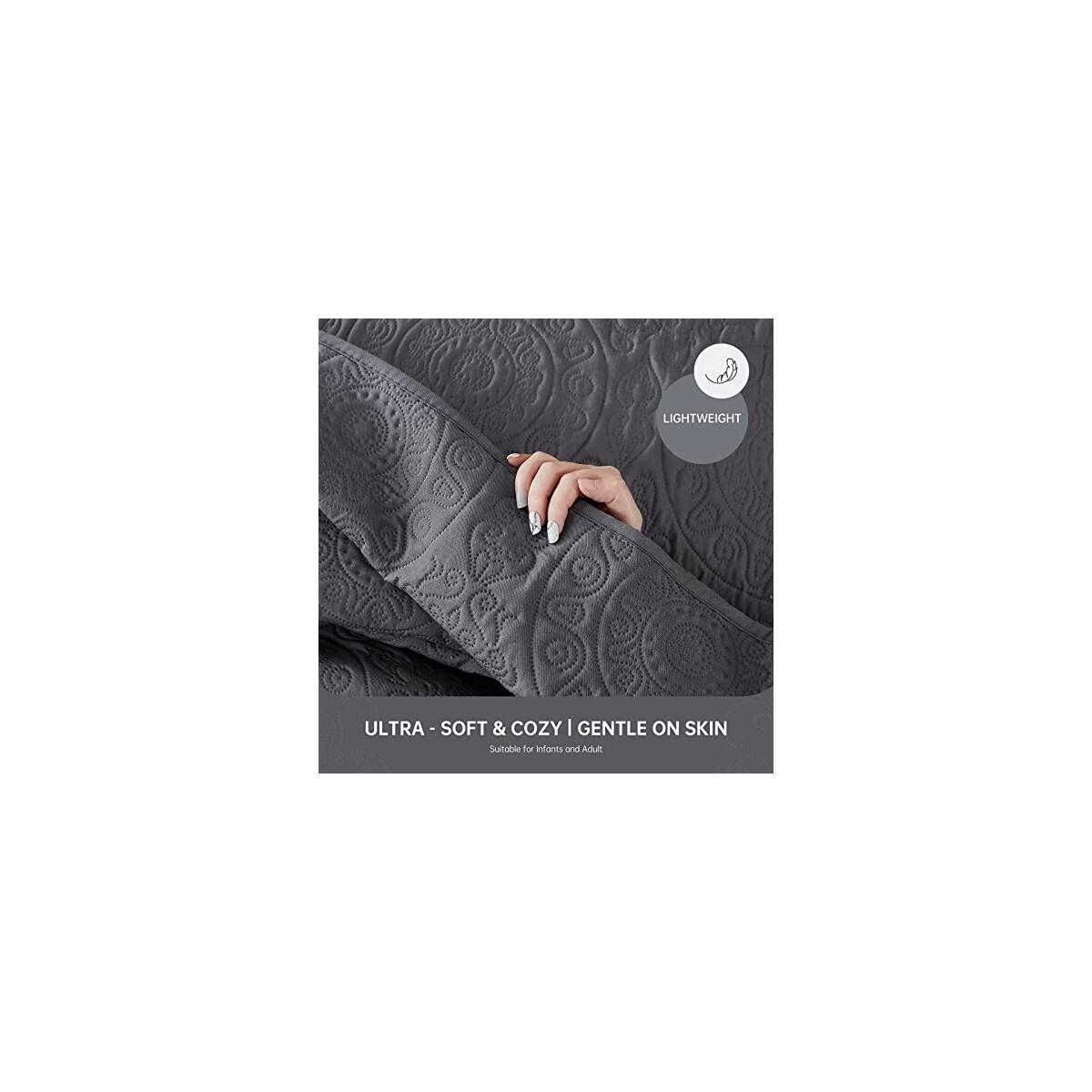 Shanghan Home Grey Quilt Coupons - RebateKey