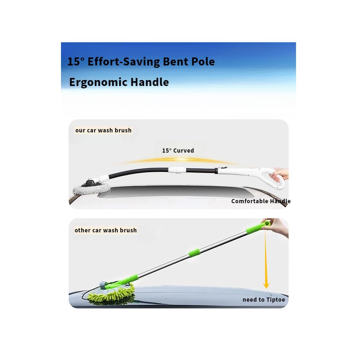3 Section Telescopic Car Wash Brush Deals - RebateKey