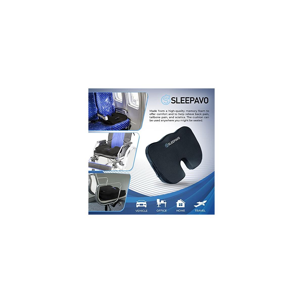 Sleepavo Black Memory Foam Deal - RebateKey