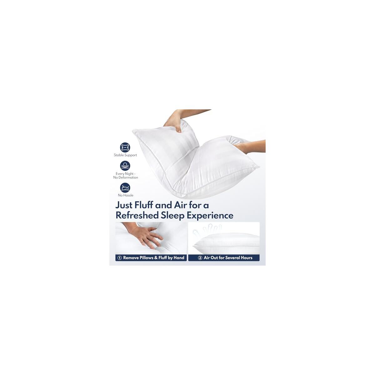 Dioris Pillows Queen Size Set Of 2 Promo Code - RebateKey