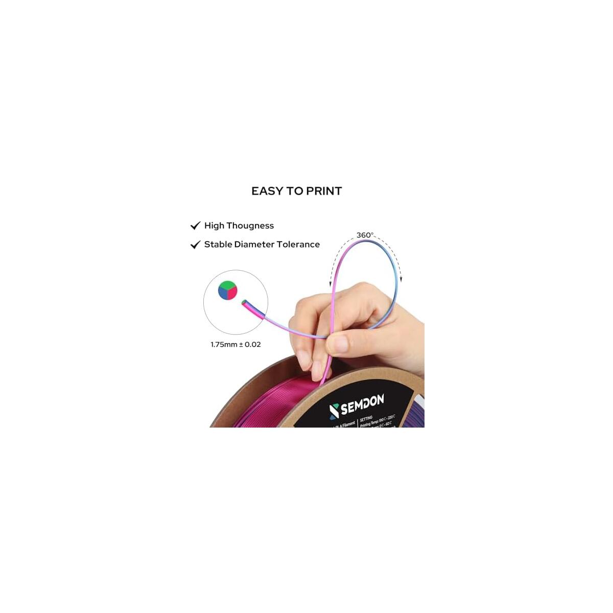 Silk Pla Filament 1 75mm 3d Printer Filament Coupon - RebateKey